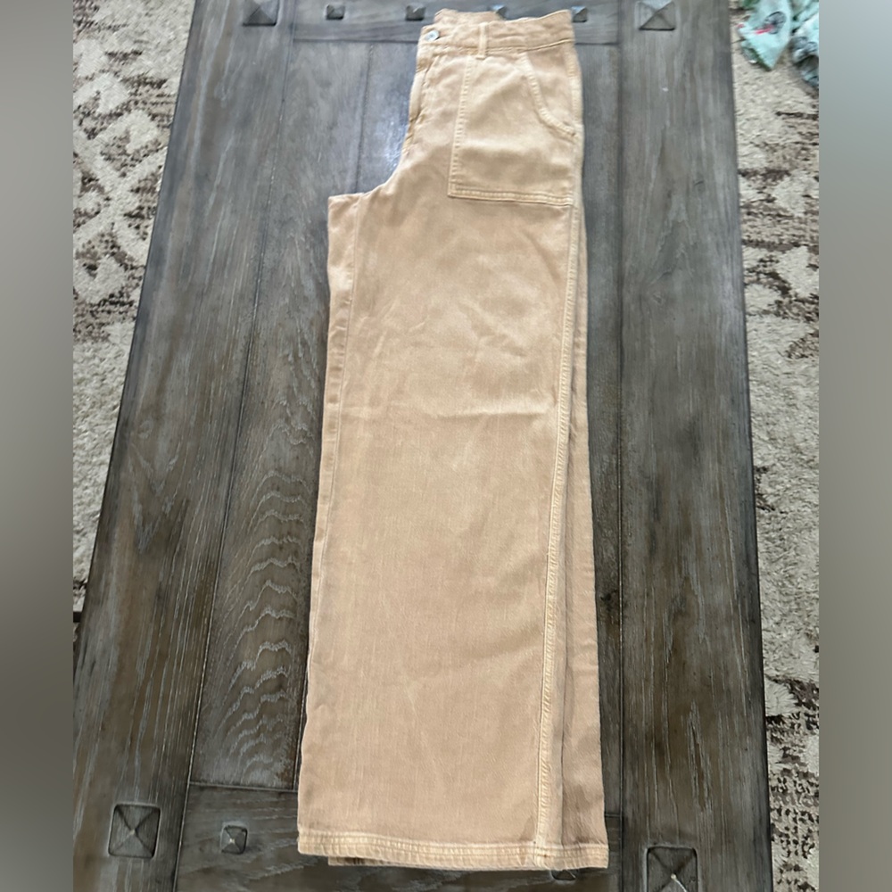 American Eagle Outfitters Tan Flare Jeans